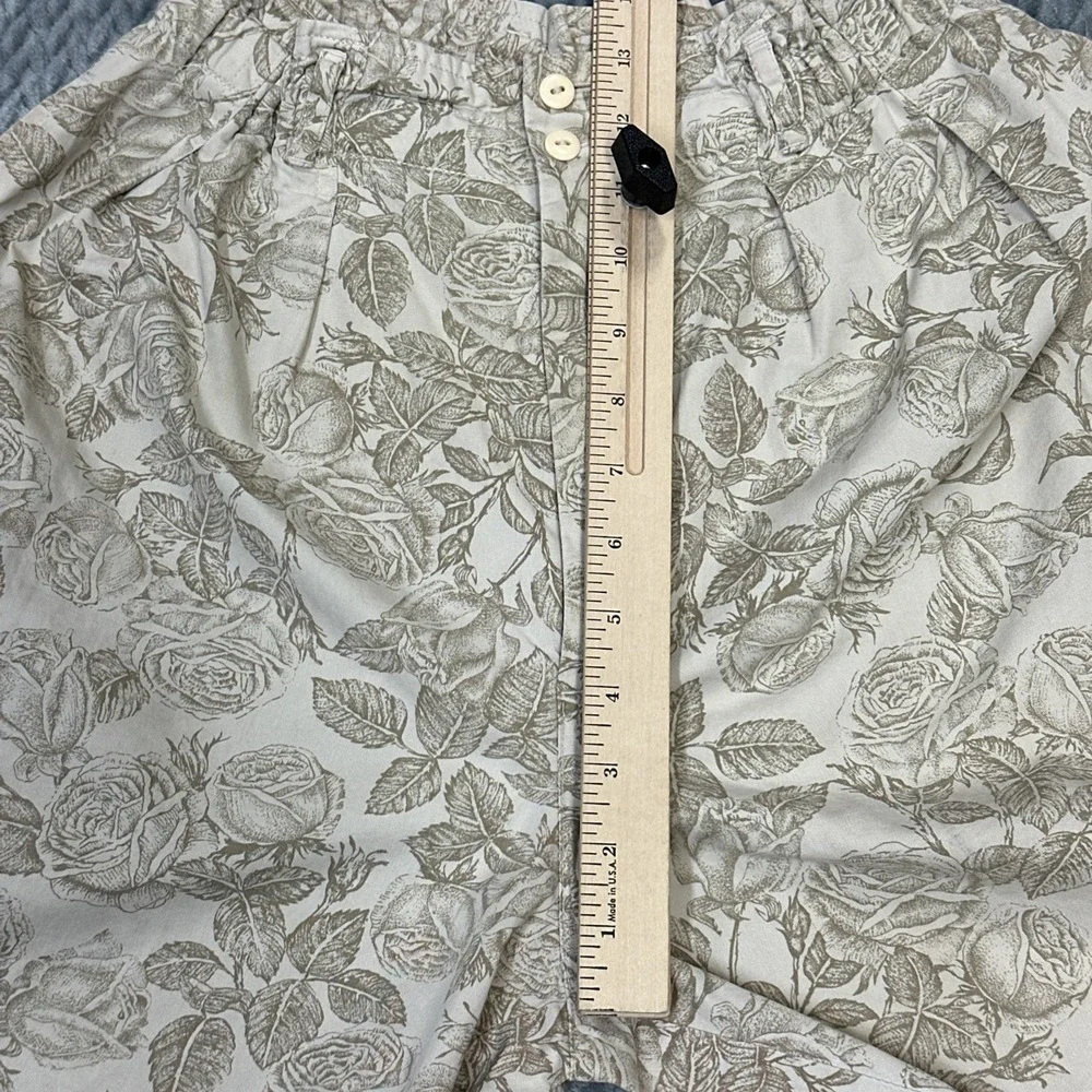 Banana Republic Travel & Safari Gurkha Shorts Women's S Vintage‎ 80s Khaki Print